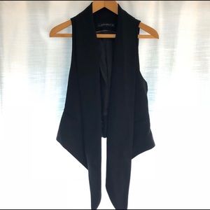 Zara assymetric vest size S